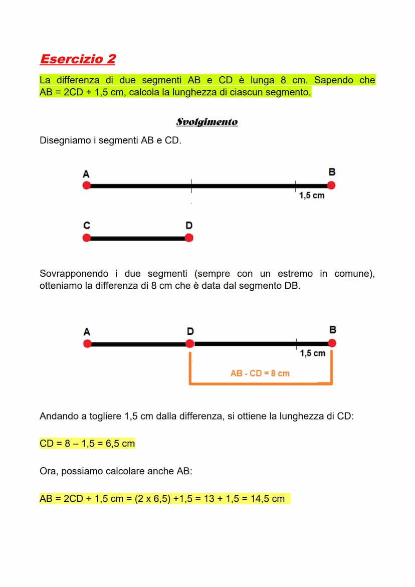 RETTE, SEMIRETTE, SEGMENTI
Retta → insieme infinito di punti allineati nel
piano. Perciò, non ha né un inizio né una fine.
A
A
A
A
A
B
C
B
B