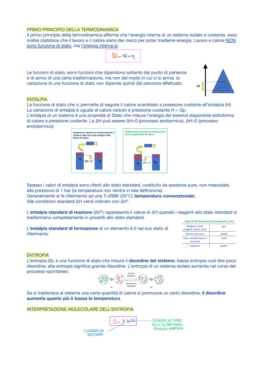 La termodinamica è la disciplina che si occupa dello studio degli scambi di energia e di materia nei
processi fisici e chimici, dove la mate
