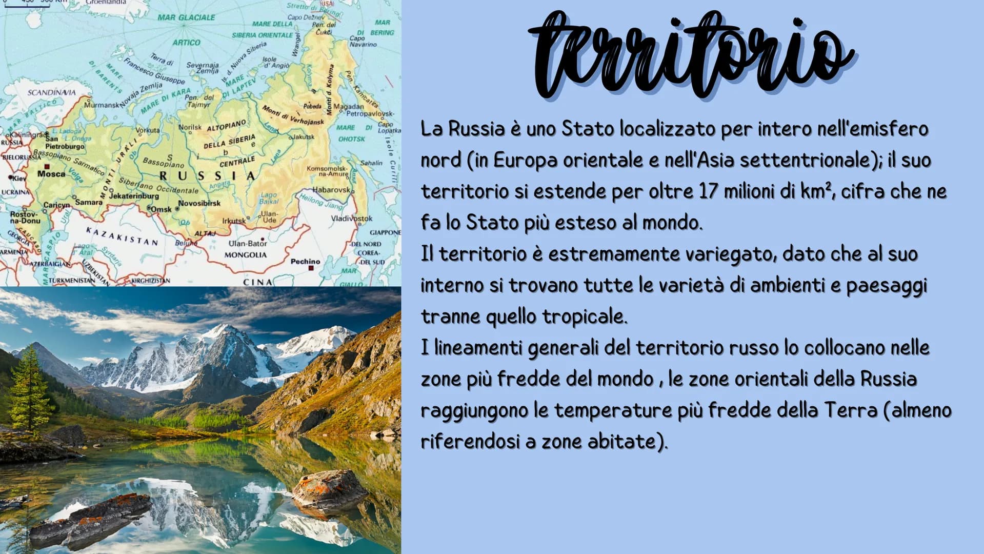 Russia
lo stato più grande
dell'mondo
OMY
inaass
AVA
KO carta d'identità
Stato: Federazione Russa
Lingua: russo
Moneta: Rublo russo
Capitale