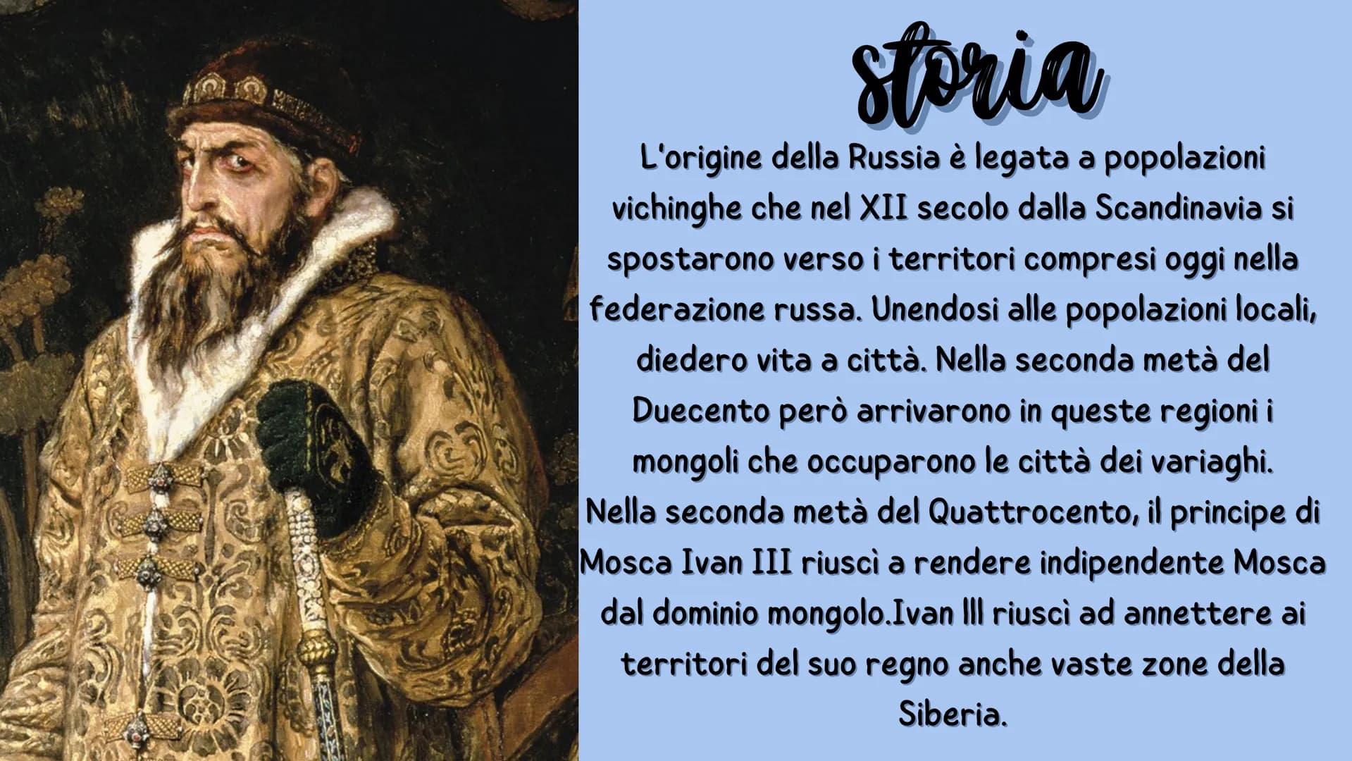 Russia
lo stato più grande
dell'mondo
OMY
inaass
AVA
KO carta d'identità
Stato: Federazione Russa
Lingua: russo
Moneta: Rublo russo
Capitale