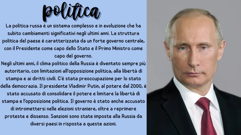 Russia
lo stato più grande
dell'mondo
OMY
inaass
AVA
KO carta d'identità
Stato: Federazione Russa
Lingua: russo
Moneta: Rublo russo
Capitale