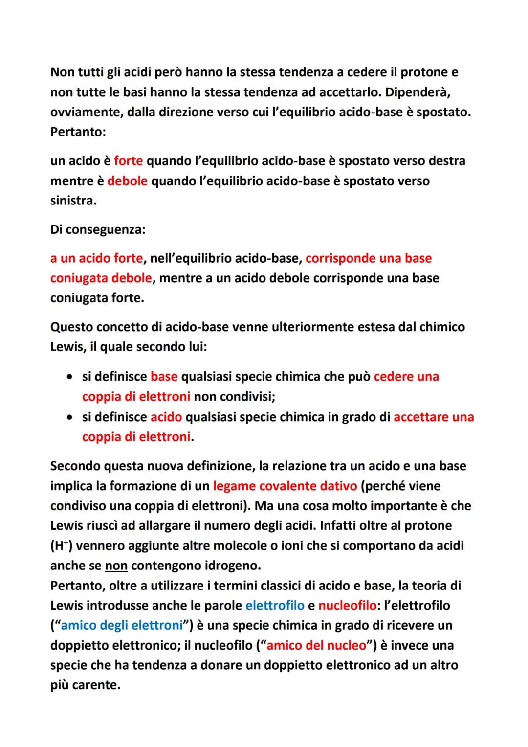 Gli acidi e le basi
Quando prepariamo una spremuta d'arancia, aggiungiamo dell'aceto
all'insalata o serviamo un bicchiere di vino, stiamo in
