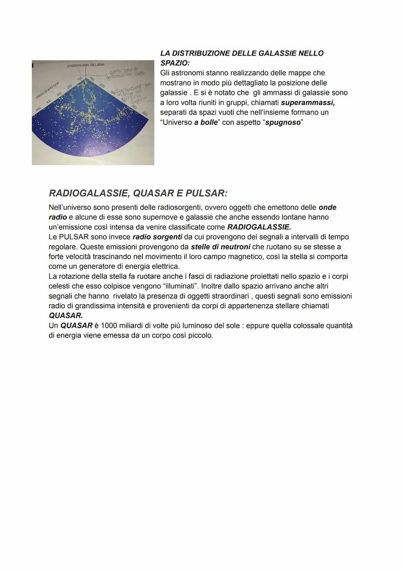18
bracci a spirale
SPIRALE
posizione del
Sistema solare
NGC 5010
ammassi
stellari
LE GALASSIE
Tutte le stelle fanno parte di un grande insi