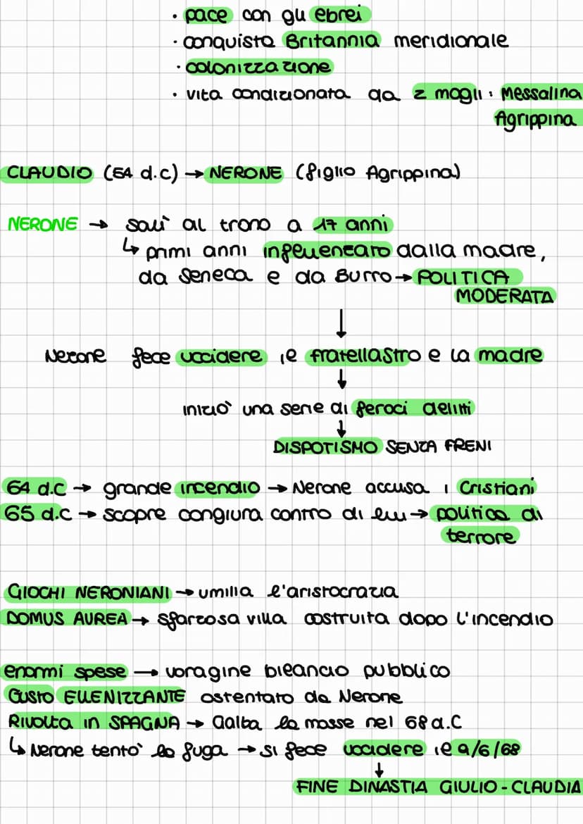 dinastia giuliv-claudia
3 FIL ROSSI (primi 2 secoli dell'impero)
•POTERE (principe- senato- miutari)
· IL CENTRO e LE PERIFERIE → forte inte