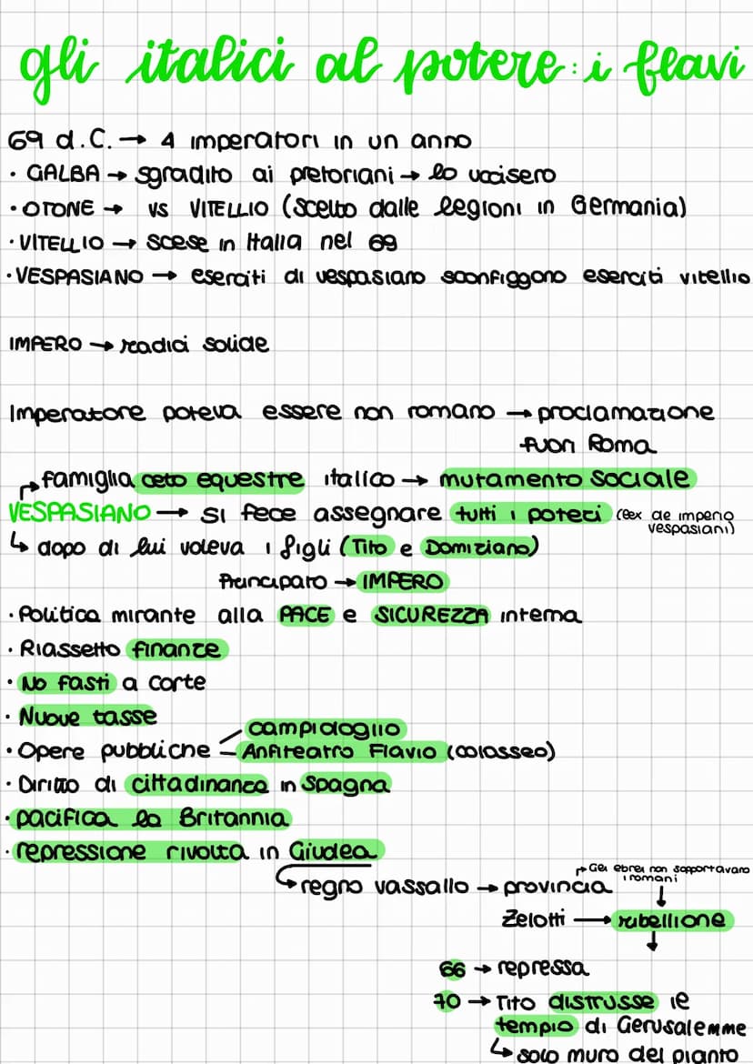dinastia giuliv-claudia
3 FIL ROSSI (primi 2 secoli dell'impero)
•POTERE (principe- senato- miutari)
· IL CENTRO e LE PERIFERIE → forte inte