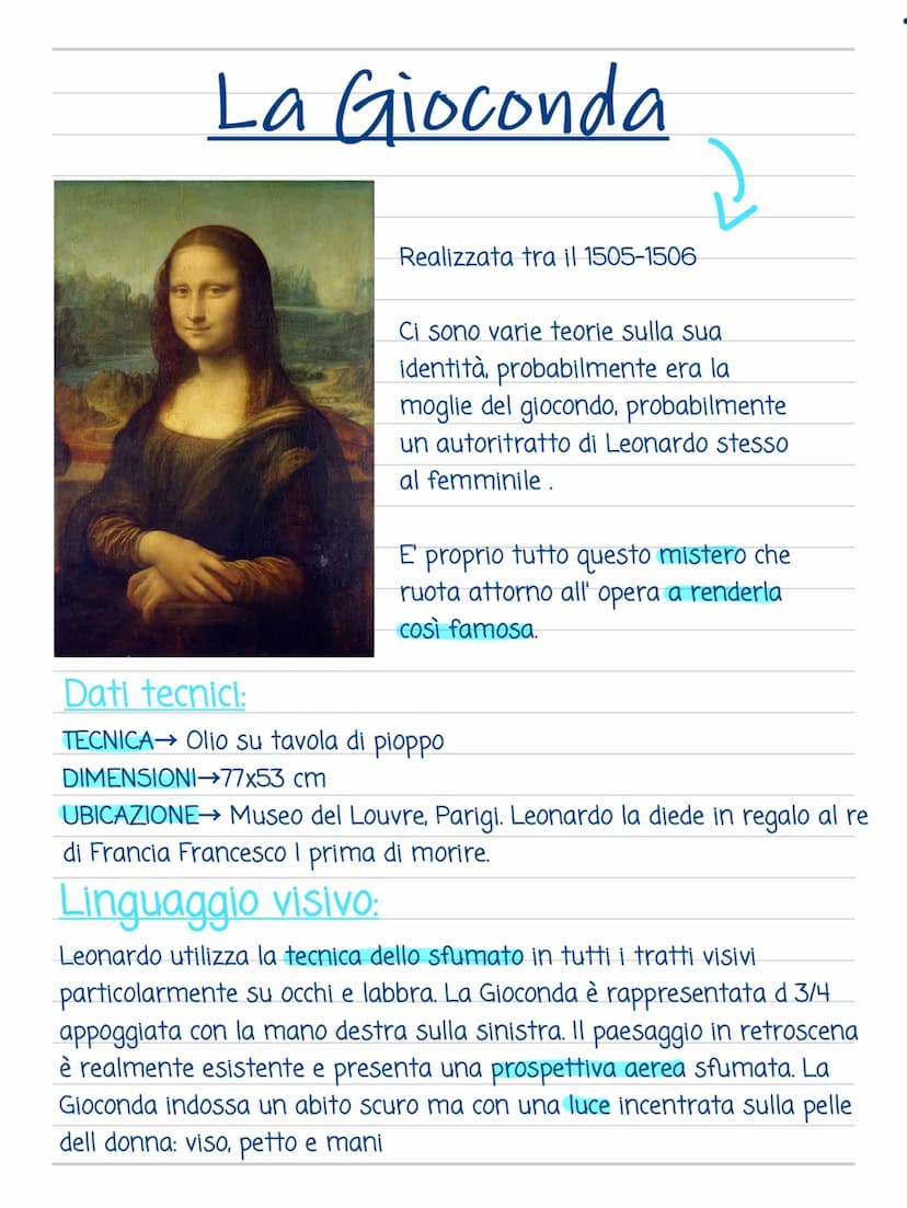 Leonardo Da Vinci
Nasce a vinci, successivamente si trasferisce con
Il padre che lo porta alla bottega di Andrea del
verrocchio che si accor