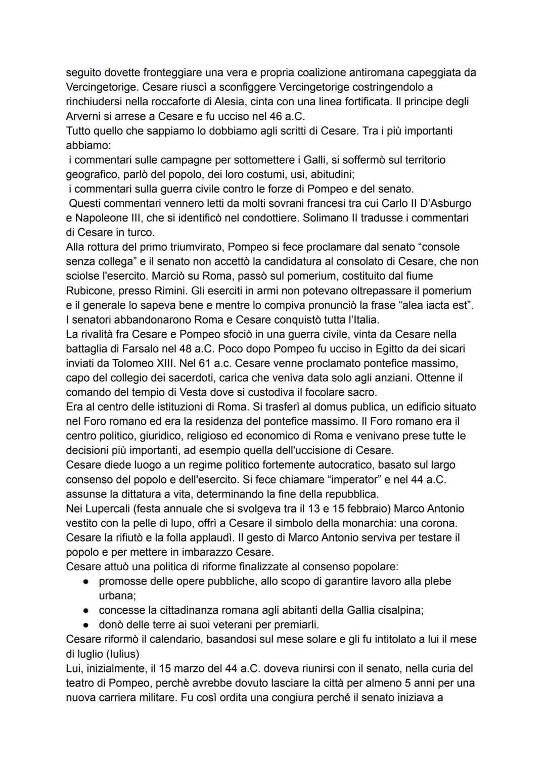 
<p>Nel I secolo a.C., Roma era una repubblica da ormai 400 anni, con un senato in competizione e tutti alla ricerca di fama e gloria. I rom