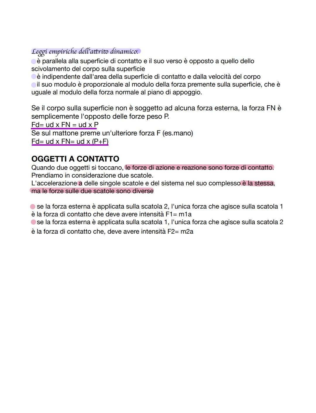 DEFINIZIONI
un oggetto fermo rimane fermo se nessuna forza agisce su di esso
un oggetto in movimento con velocità costante continua a muover