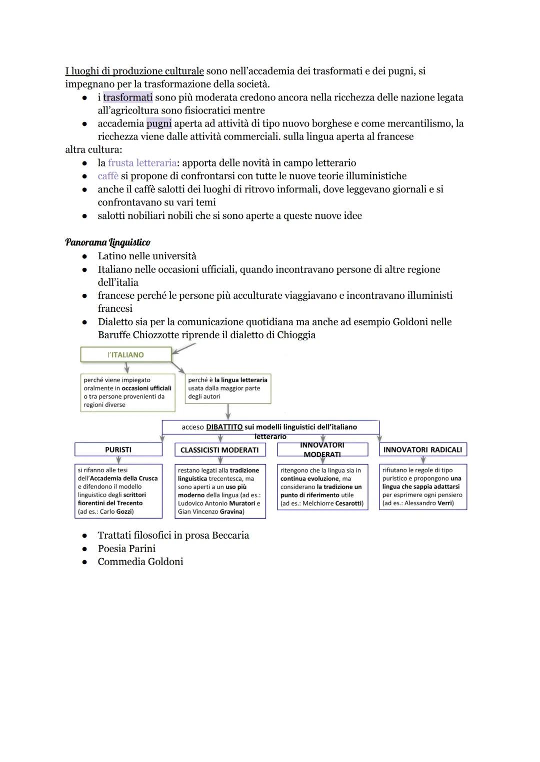 # Illuminismo Italiano

Diderot: si occupa e dirige l'enciclopedia dando all'opera il suo orientamento ovvero rifiuta i
sistemi assoluti per