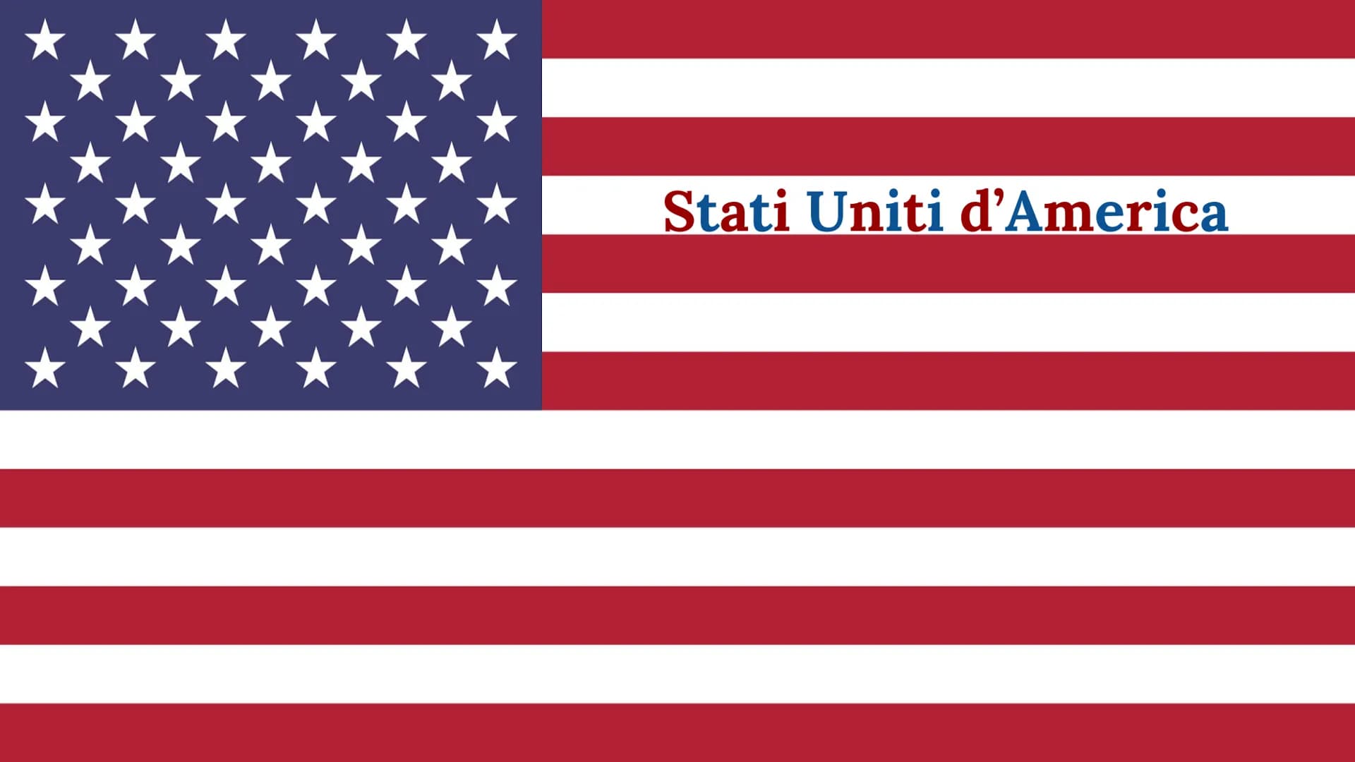 Stati Uniti d'America Carta d'identità
Nome completo: Stati Uniti d'America (United States of
America)
Capitale: Washington D.C.
Forma di go