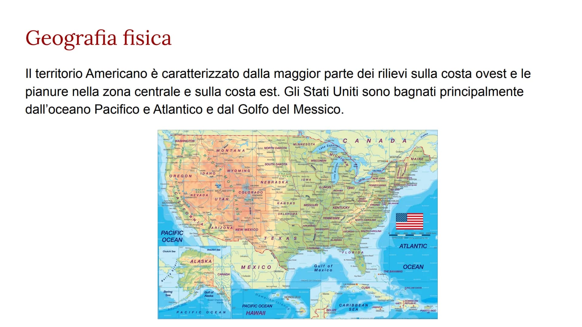 Stati Uniti d'America Carta d'identità
Nome completo: Stati Uniti d'America (United States of
America)
Capitale: Washington D.C.
Forma di go