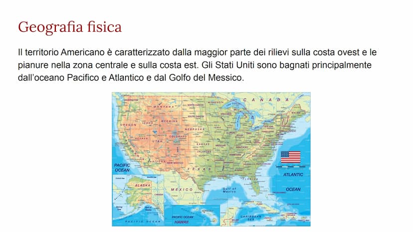 Stati Uniti d'America Carta d'identità
Nome completo: Stati Uniti d'America (United States of
America)
Capitale: Washington D.C.
Forma di go