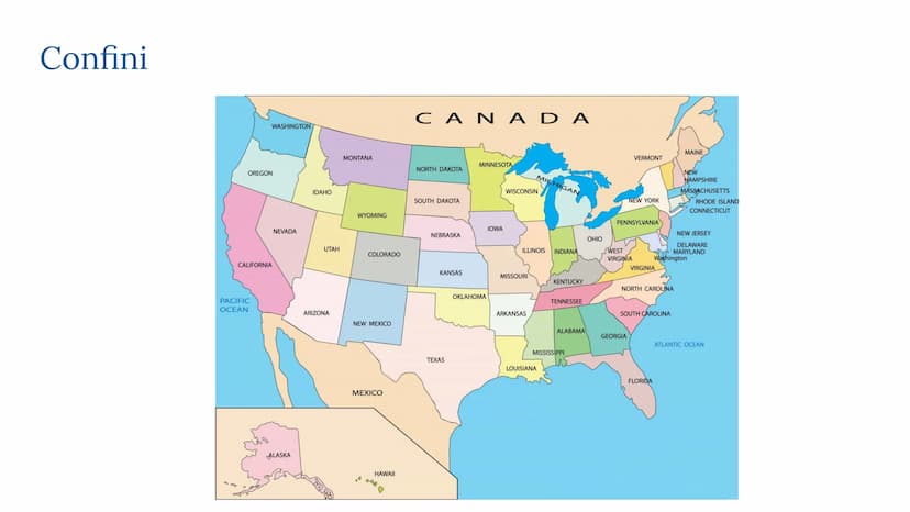Stati Uniti d'America Carta d'identità
Nome completo: Stati Uniti d'America (United States of
America)
Capitale: Washington D.C.
Forma di go