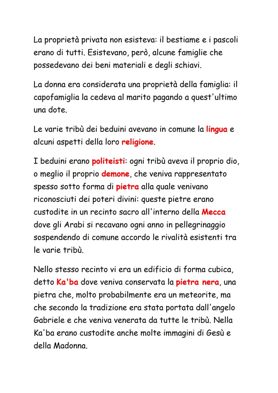 L'Islam
La civiltà araba nacque nella penisola arabica, una
penisola dalla forma di un trapezio, circondata ad ovest
dal Mar Rosso, a sud da