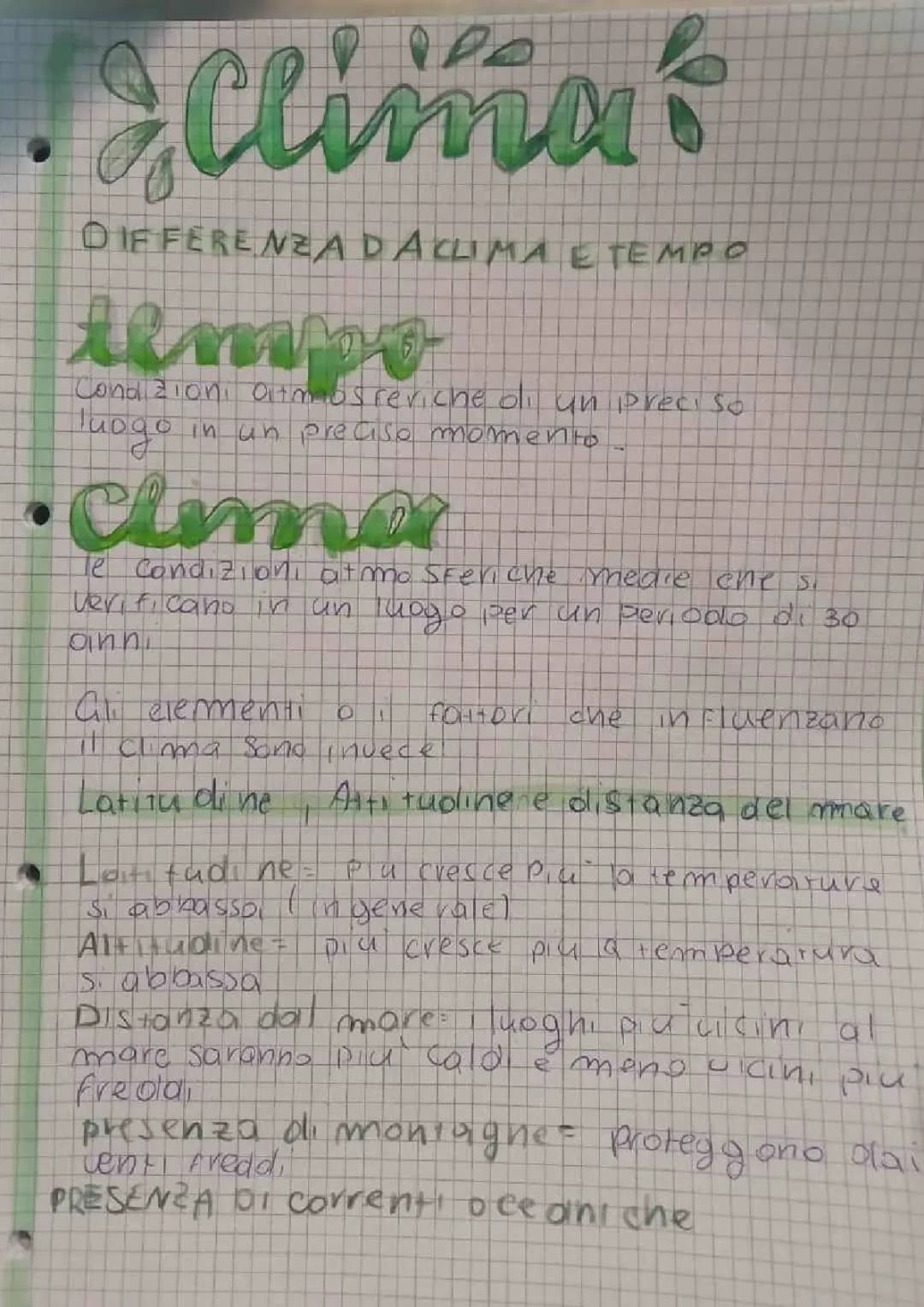 il clima
