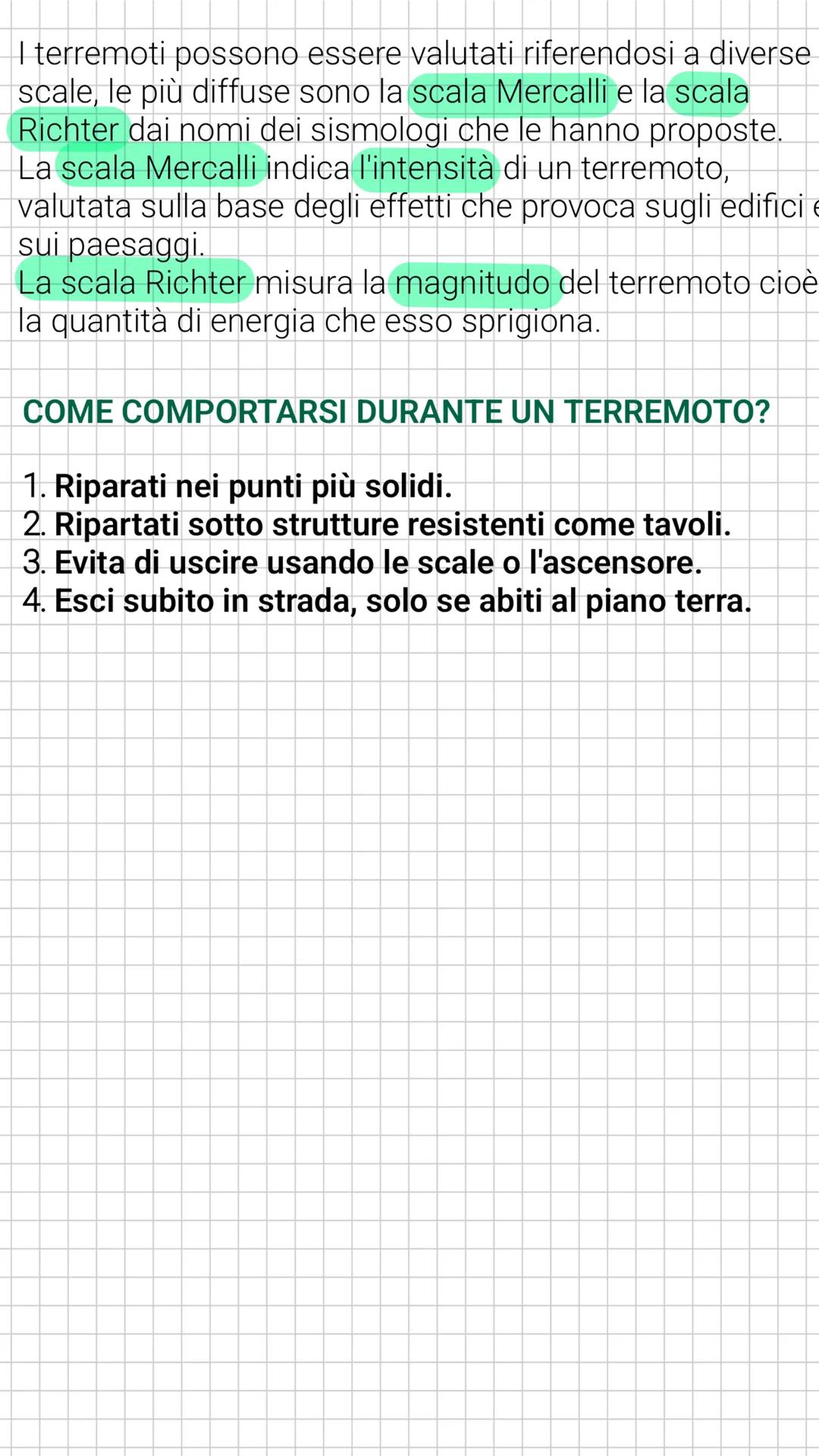 # I terremoti

Il terremoto o sisma è una rapida e improvvisa
vibrazione della crosta terrestre causata da rotture
che si verificano nelle m