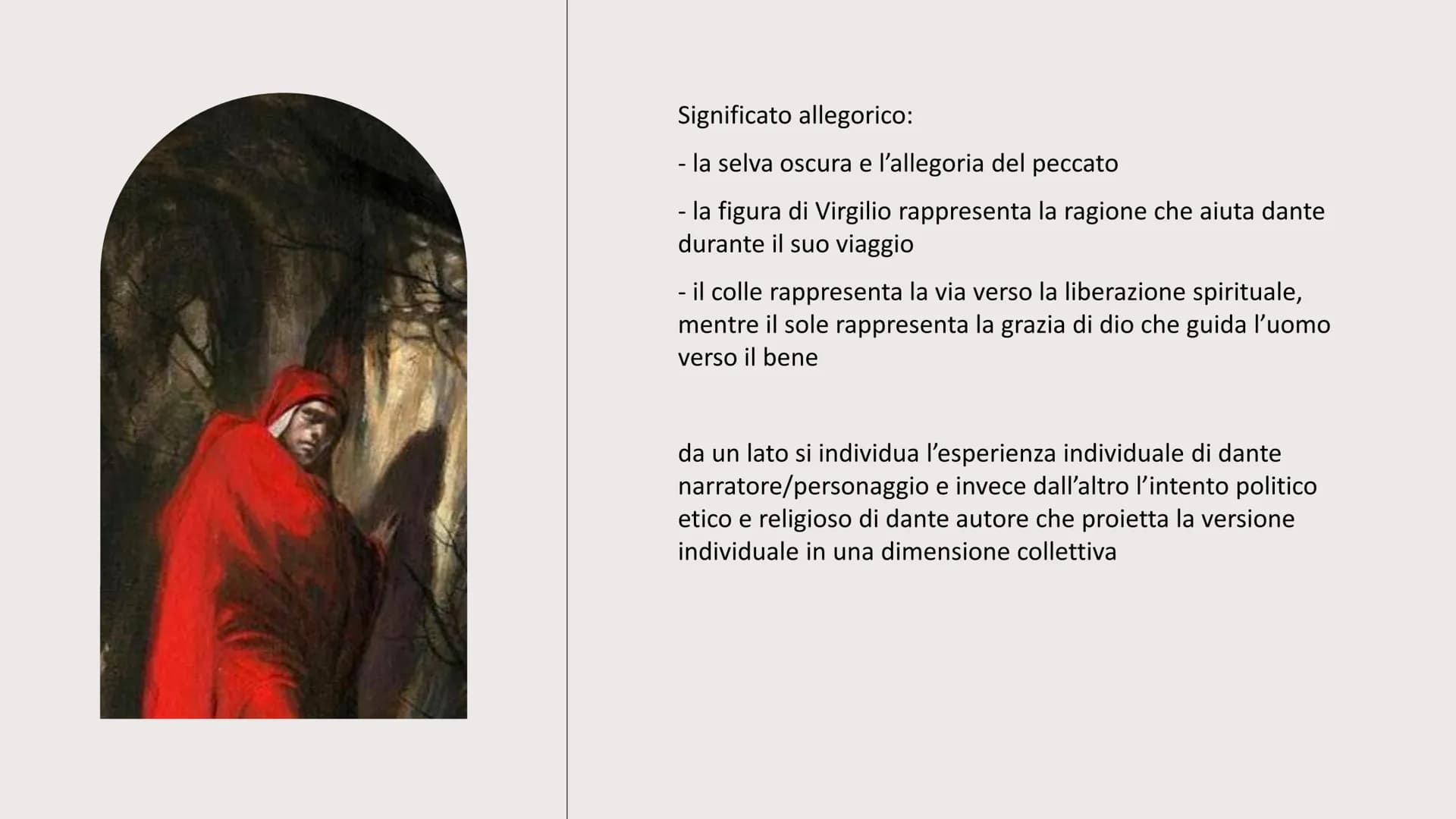 INFERNO
I & II CANTO
DANTE ALIGHIERI CANTO I CANTO 1
Il I canto dell'inferno di Dante Alighieri ha una doppia funzione: apre la
prima cantic
