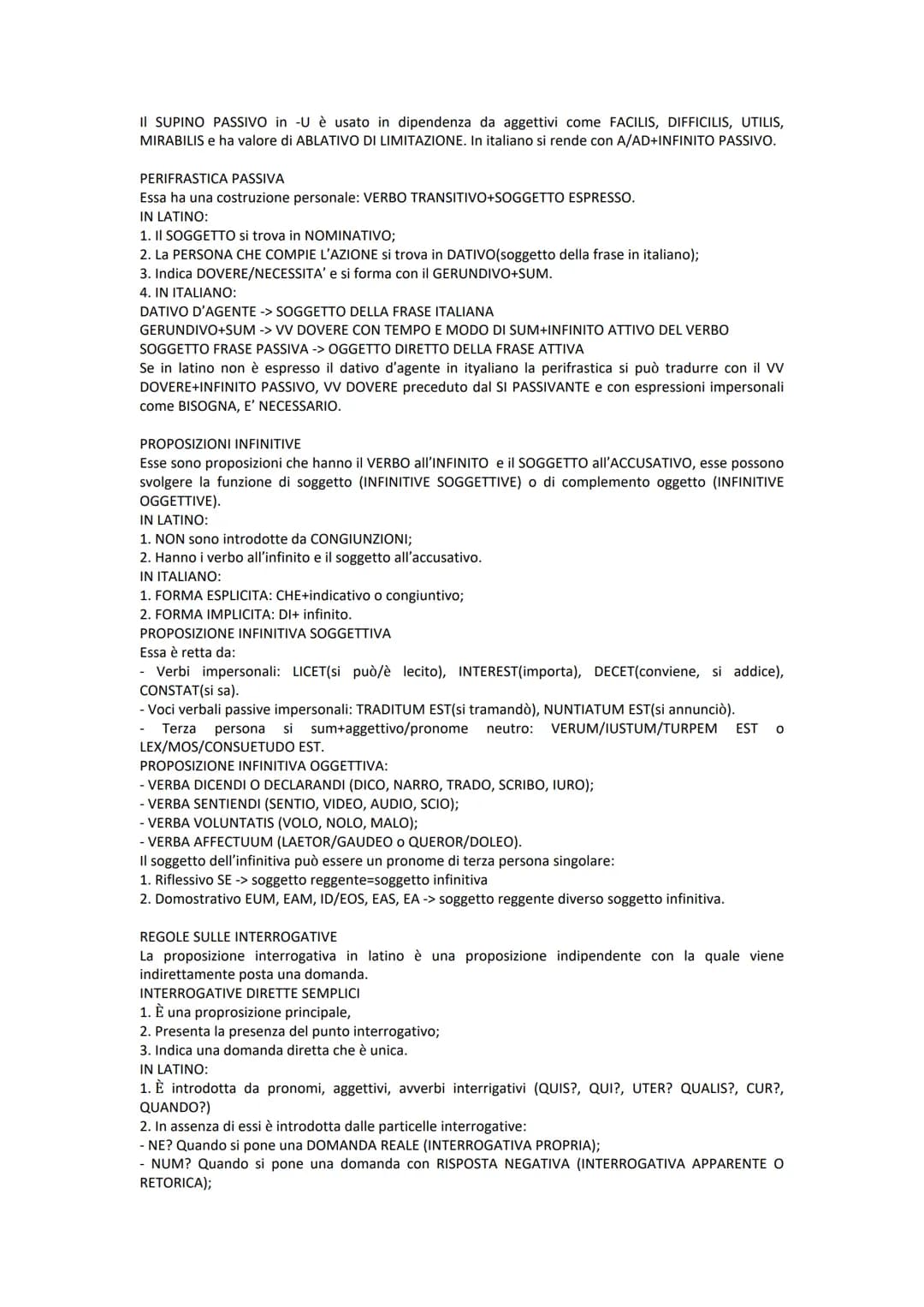 PROPOSIZIONE FINALE (UT/NE + CONGIUNTIVO)
Subordinata sempre in rapporto di contemporaneità con la reggente.
-se nella reggente è presente u