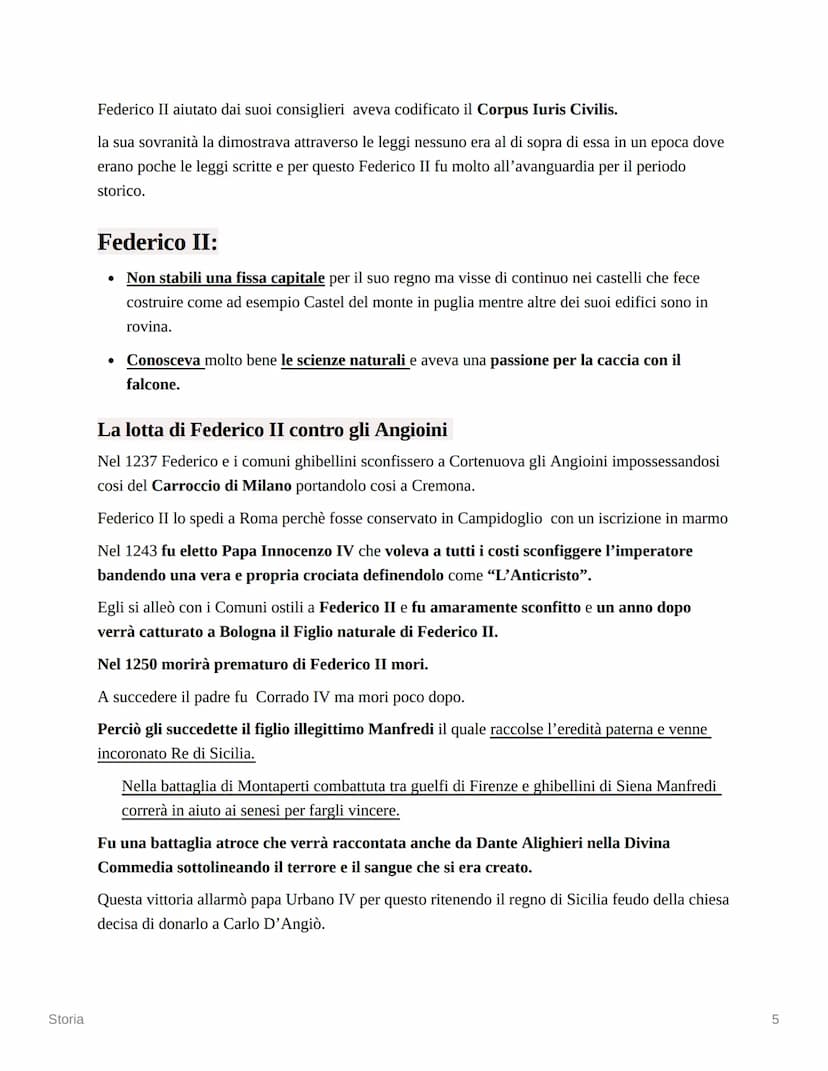 Storia
Storia
lo scontro tra impero e comuni:
In Germania due grandi casate di Baviera e Svevia erano da tempo in lotta per eleggere un
impe