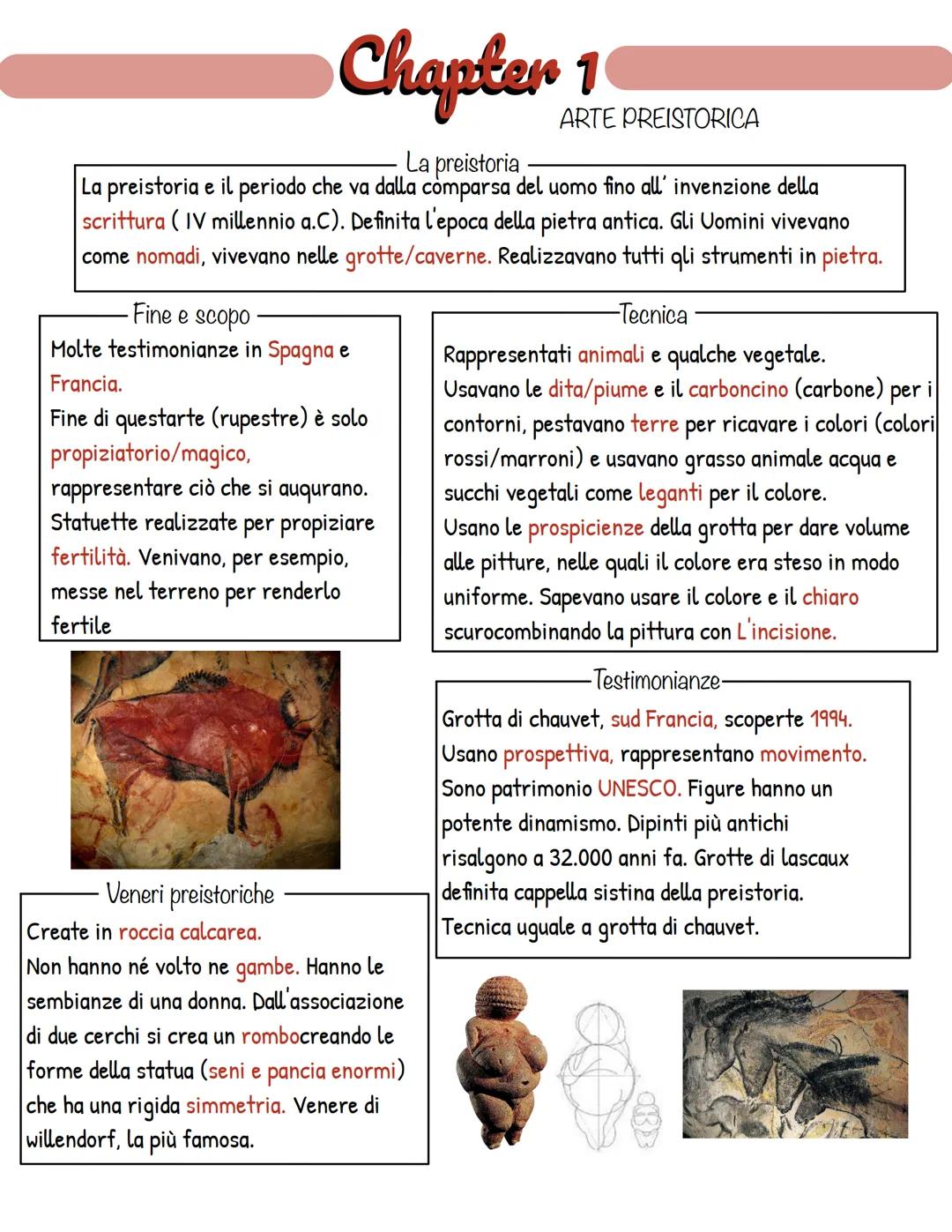 # Chapter 1

La preistoria
ARTE PREISTORICA

La preistoria e il periodo che va dalla comparsa del uomo fino all' invenzione della
scrittura 