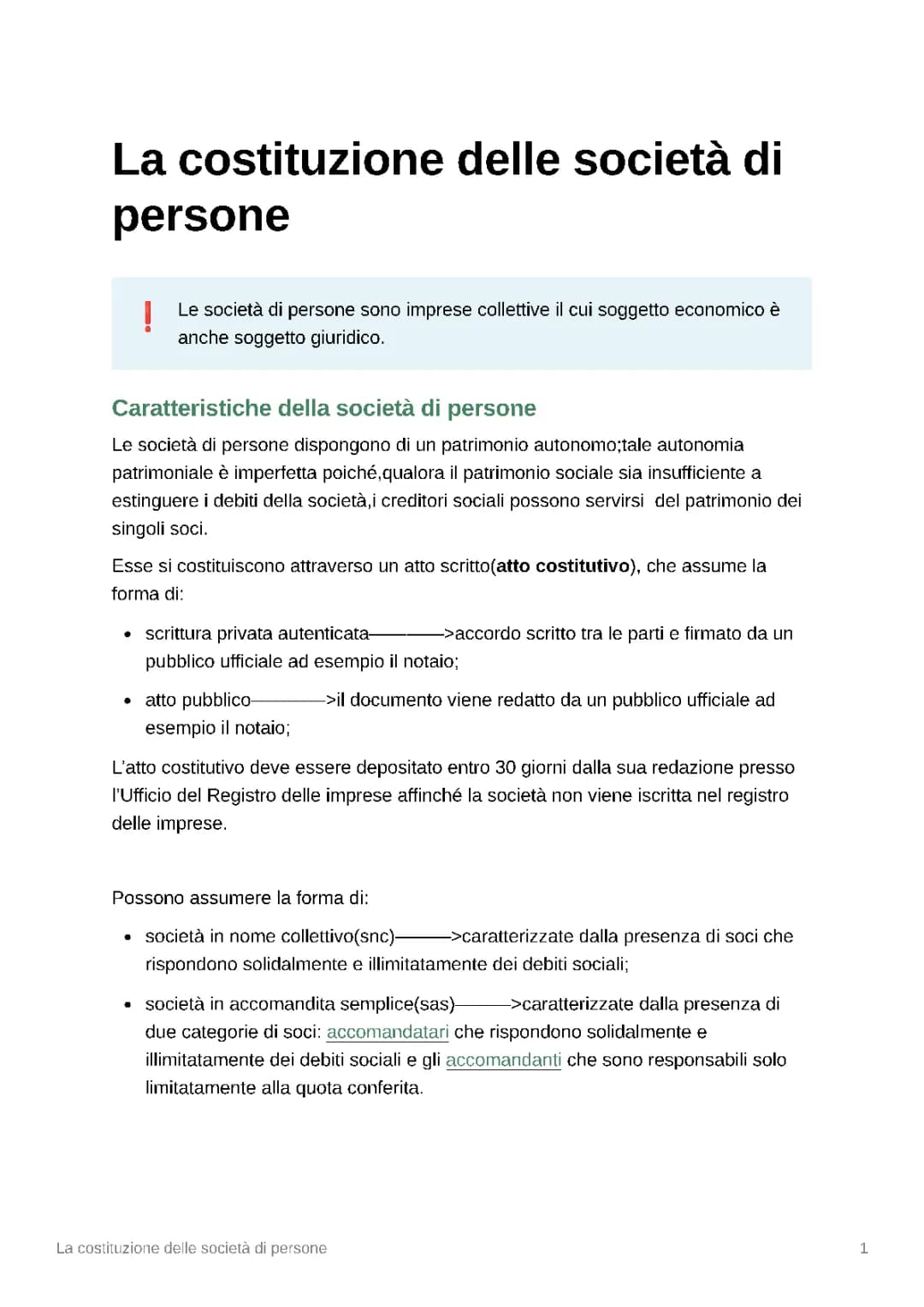 Società di persone 