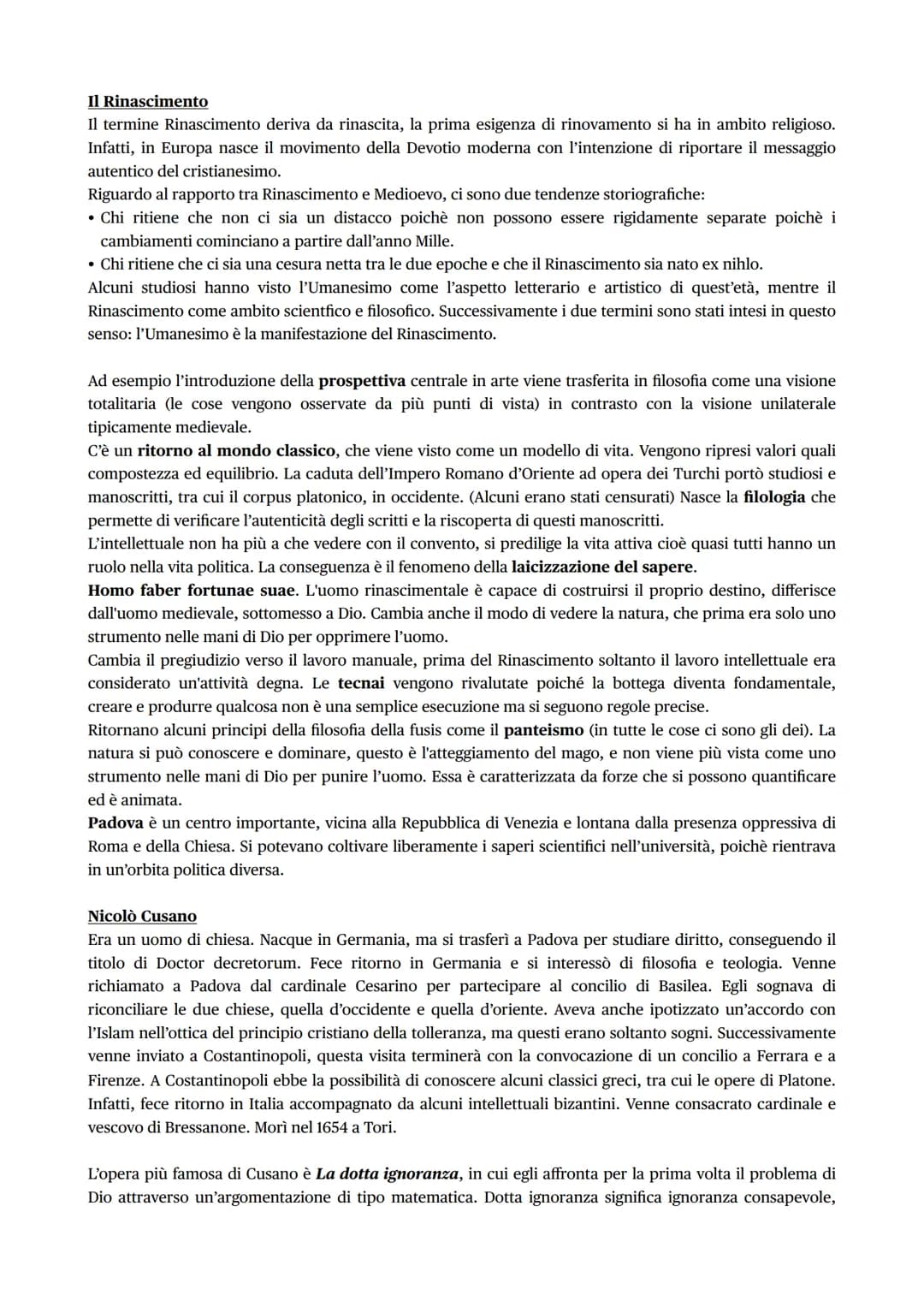 Il Rinascimento
Il termine Rinascimento deriva da rinascita, la prima esigenza di rinovamento si ha in ambito religioso.
Infatti, in Europa 