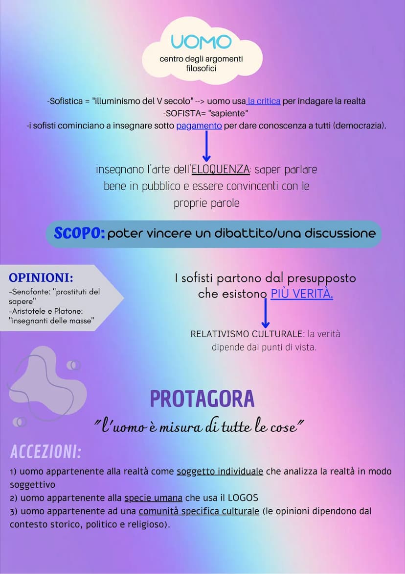 I PLURALISTI
OBBIETTIVO: conciliare la staticità di Parmenide e il movimento di
Eraclito, quindi anche l'eternità e il divenire. Inoltre tor