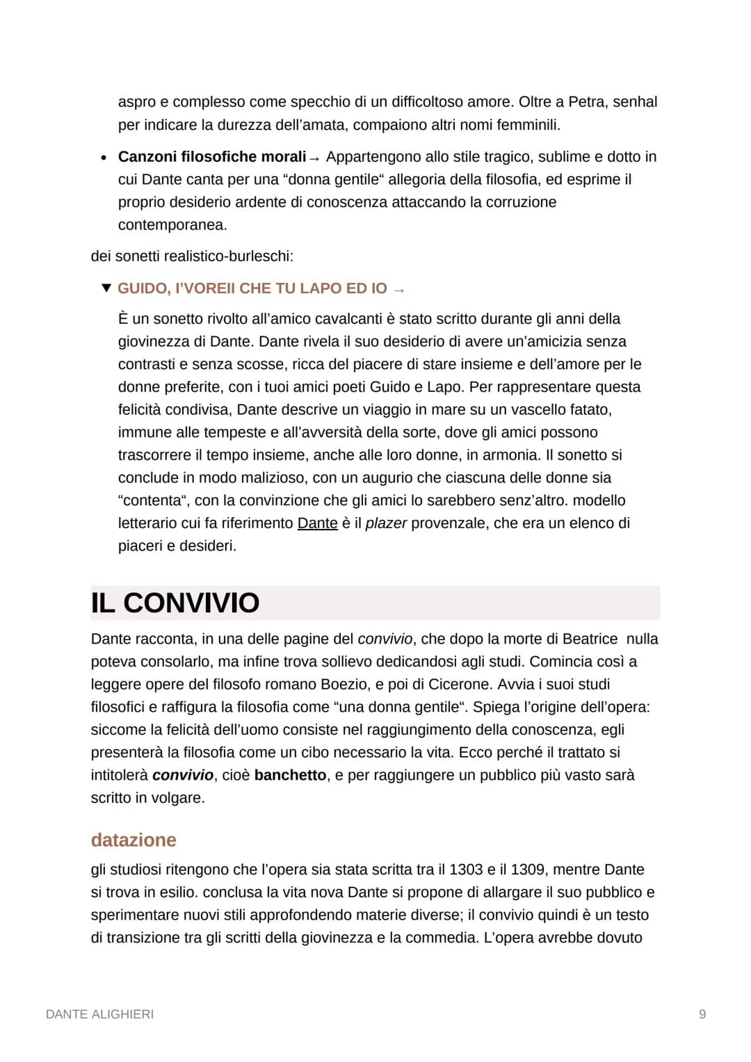 DANTE ALIGHIERI
LA VITA
abbiamo poche tracce dell'infanzia e della prima giovinezza di Dante Alighieri.
Sappiamo che nasce a Firenze nel 126