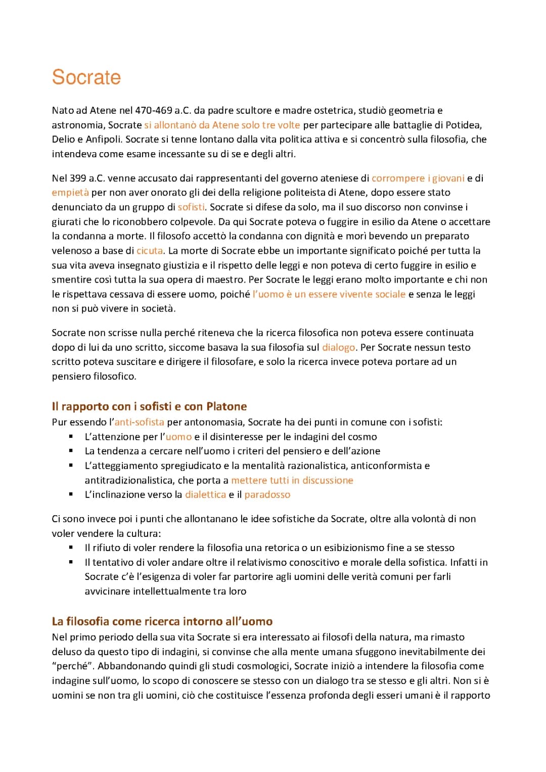 Socrate e i Sofisti: Metodi e Differenze