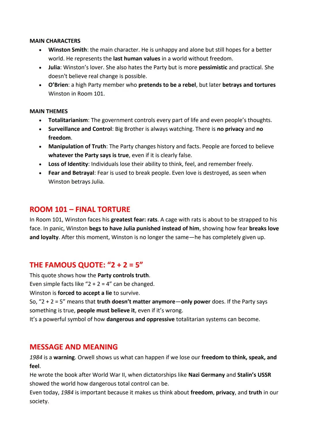 GEORGE ORWELL - LIFE AND WORK
EARLY LIFE
George Orwell was born in India in 1903. He studied in England, where he didn't like the strict
rul