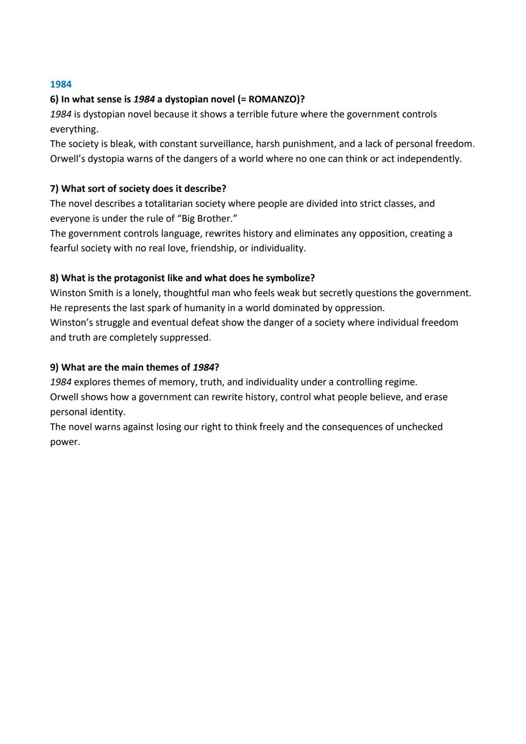 GEORGE ORWELL - LIFE AND WORK
EARLY LIFE
George Orwell was born in India in 1903. He studied in England, where he didn't like the strict
rul