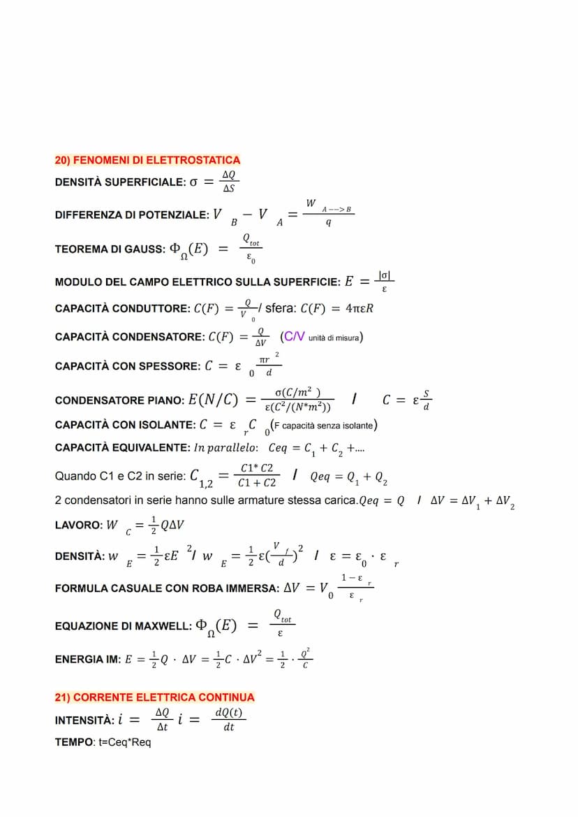 18) IL CAMPO ELETTRICO
F
VETTORE CAMPO ELETTRICO: E =
q
CAMPO ELETTRICO DI UNA CARICA PUNTIFORME: E = k 2
0 r
1
CAMPO IN UN MEZZO ISOLANTE: 