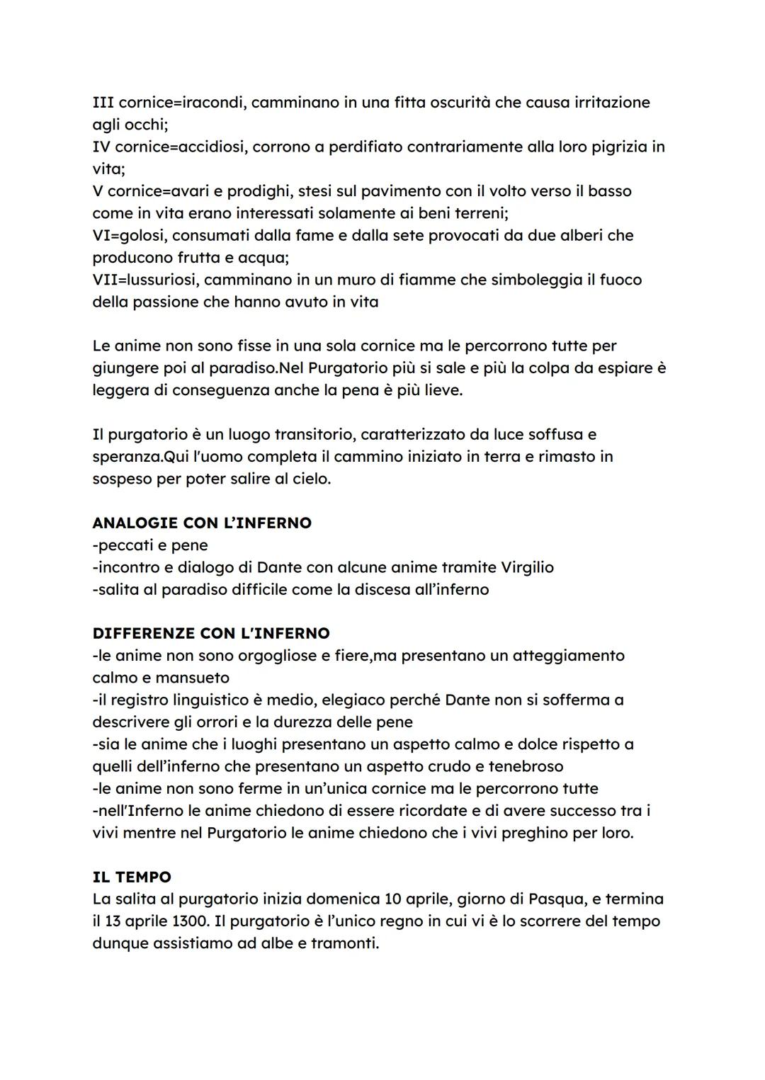 # IL PURGATORIO

Limite della sfera
del fuoco

Limite della sfera
dell'aria

Antipurgatorio

Paradiso terrestre

VII CORNICE: Lussuriosi

VI
