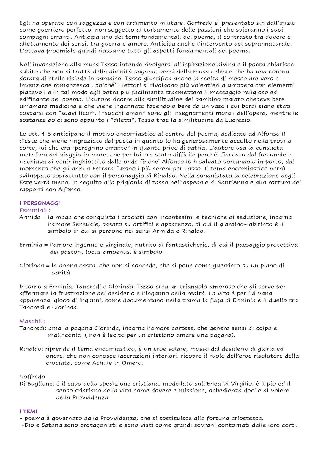 TASSO
Tasso nasce a Sorrento nel 1544. La sua infanzia è caratterizzata dal distacco dei genitori.
Dopo i tanti spostamenti a causa del lavo