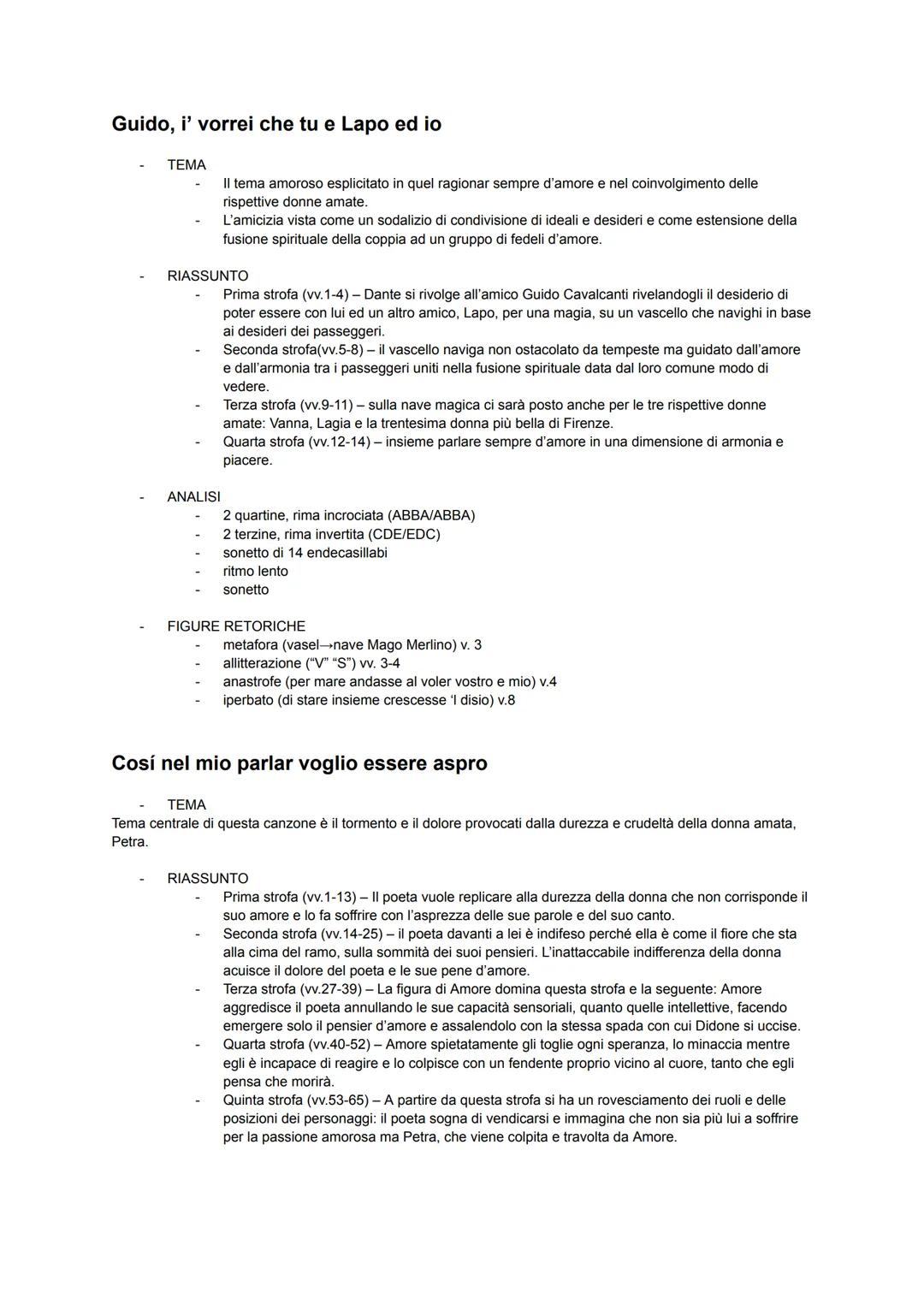 Esplorazione delle Opere di Dante Alighieri