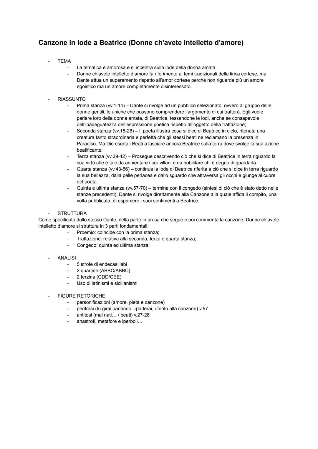 # Guido, i' vorrei che tu e Lapo ed io

- TEMA
  - Il tema amoroso esplicitato in quel ragionar sempre d'amore e nel coinvolgimento delle
  