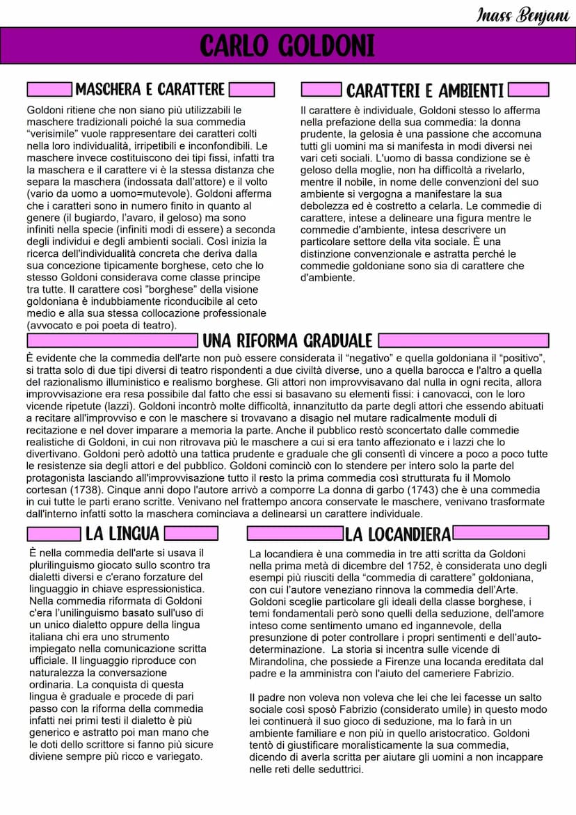 
<p>Carlo Goldoni nacque a Venezia nel 1707 da una famiglia borghese. Il padre era sempre in movimento in cerca di una sistemazione economic
