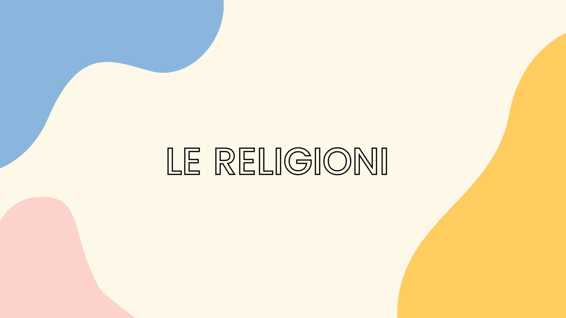 LE RELIGIONI + C+
ISLAM
CRESCENT AND STAR
CHRISTIANITY
LATIN CROSS
L'ESPERIENZA
RELIGIOSA
L'esperienza religiosa è una delle più coinvolgent