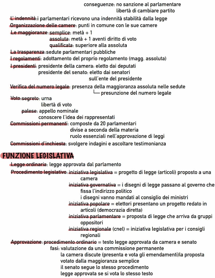 Le istituzioni
PARLAMENTO= eletto dal corpo elettorale
Composto da: camera dei deputati: 630 deputati
palazzo di Montecitorio
senato della r