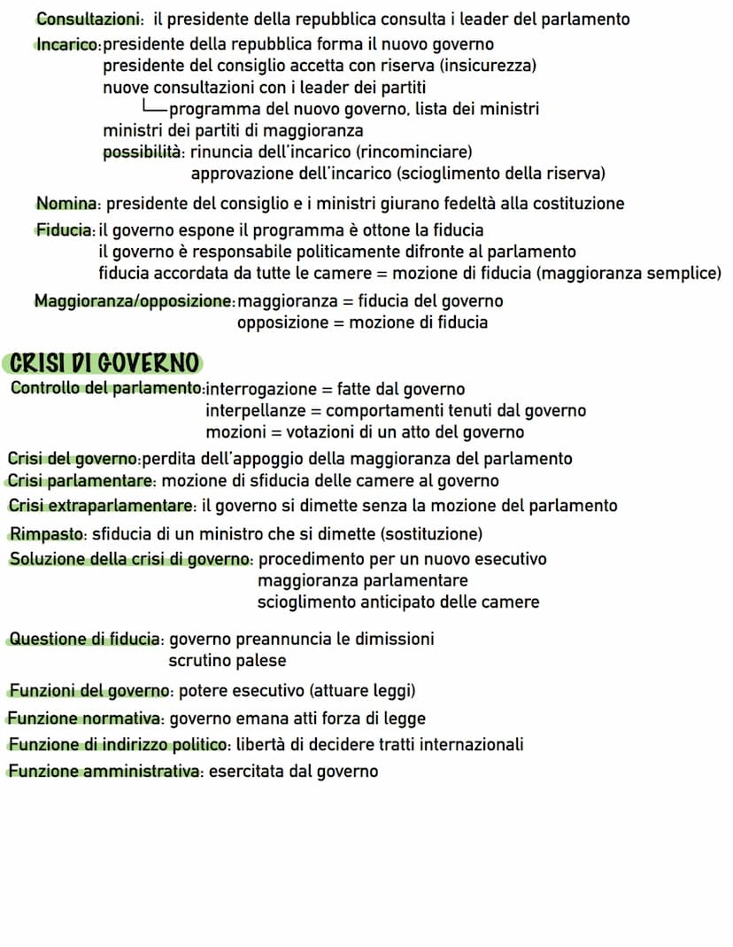Le istituzioni
PARLAMENTO= eletto dal corpo elettorale
Composto da: camera dei deputati: 630 deputati
palazzo di Montecitorio
senato della r