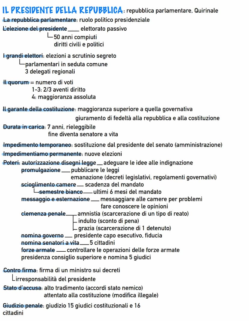 Le istituzioni
PARLAMENTO= eletto dal corpo elettorale
Composto da: camera dei deputati: 630 deputati
palazzo di Montecitorio
senato della r