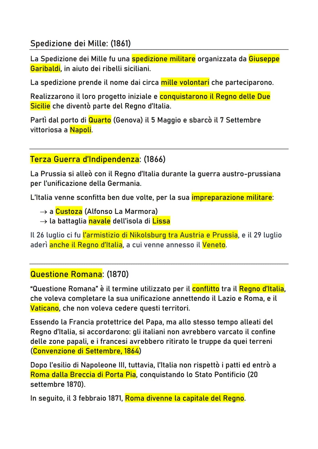 Risorgimento
italiano
Il Risorgimento italiano è un periodo storico dell'Ottocento
caratterizzato dall'unificazione dell'Italia, prima divis