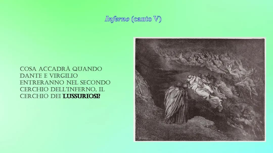 Canto V, inferno 