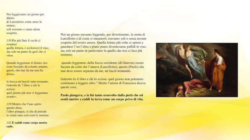 Inferno (canto V)
COSA ACCADRÀ QUANDO
DANTE E VIRGILIO
ENTRERANNO NEL SECONDO
CERCHIO DELL'INFERNO, IL
CERCHIO DEI LUSSURIOSI? INTRODUZIONE
