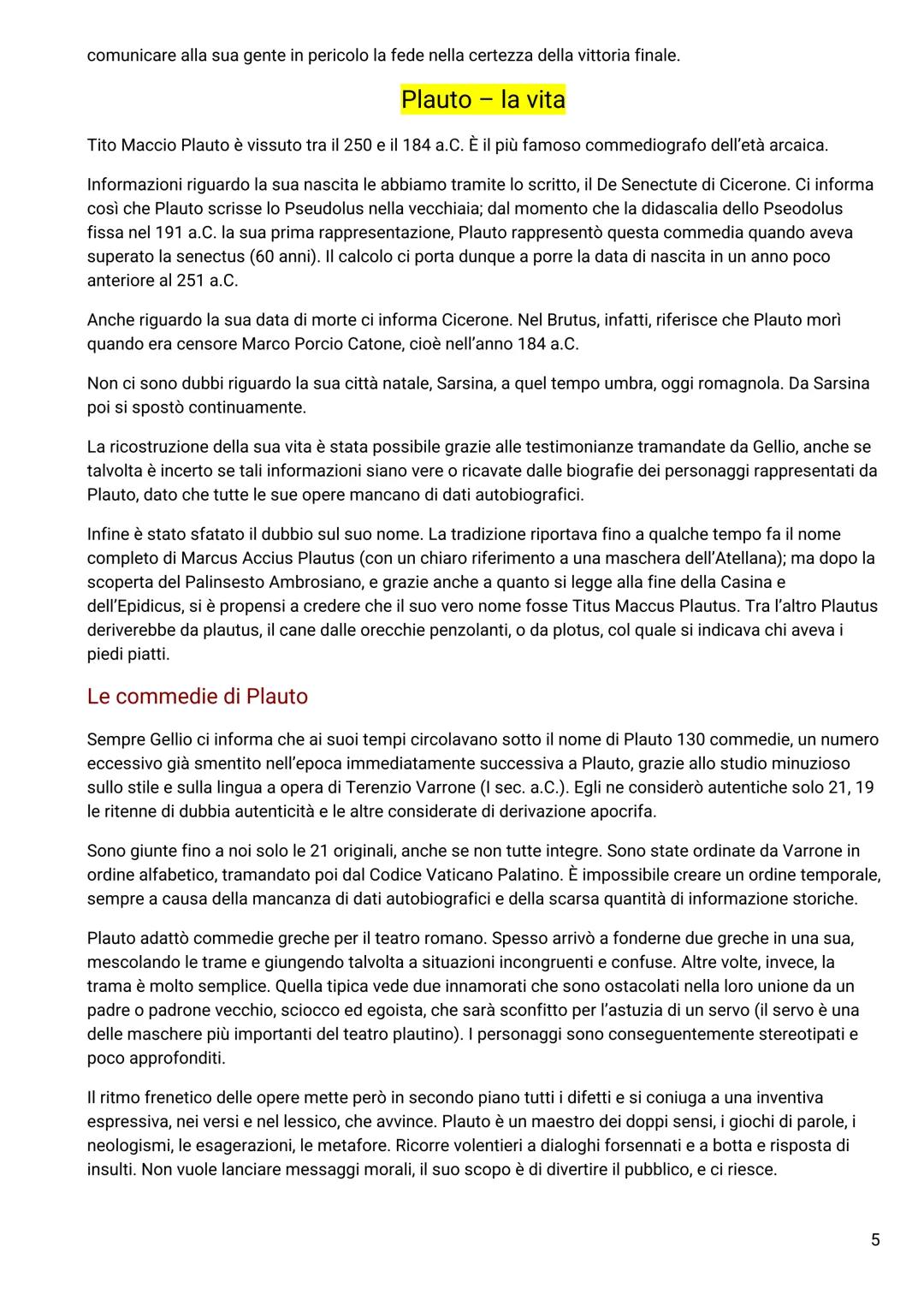 Livio Andronico e la nascita della letteratura latina
Livio Andronico è considerato l'iniziatore della letteratura latina. Questa nasce uffi