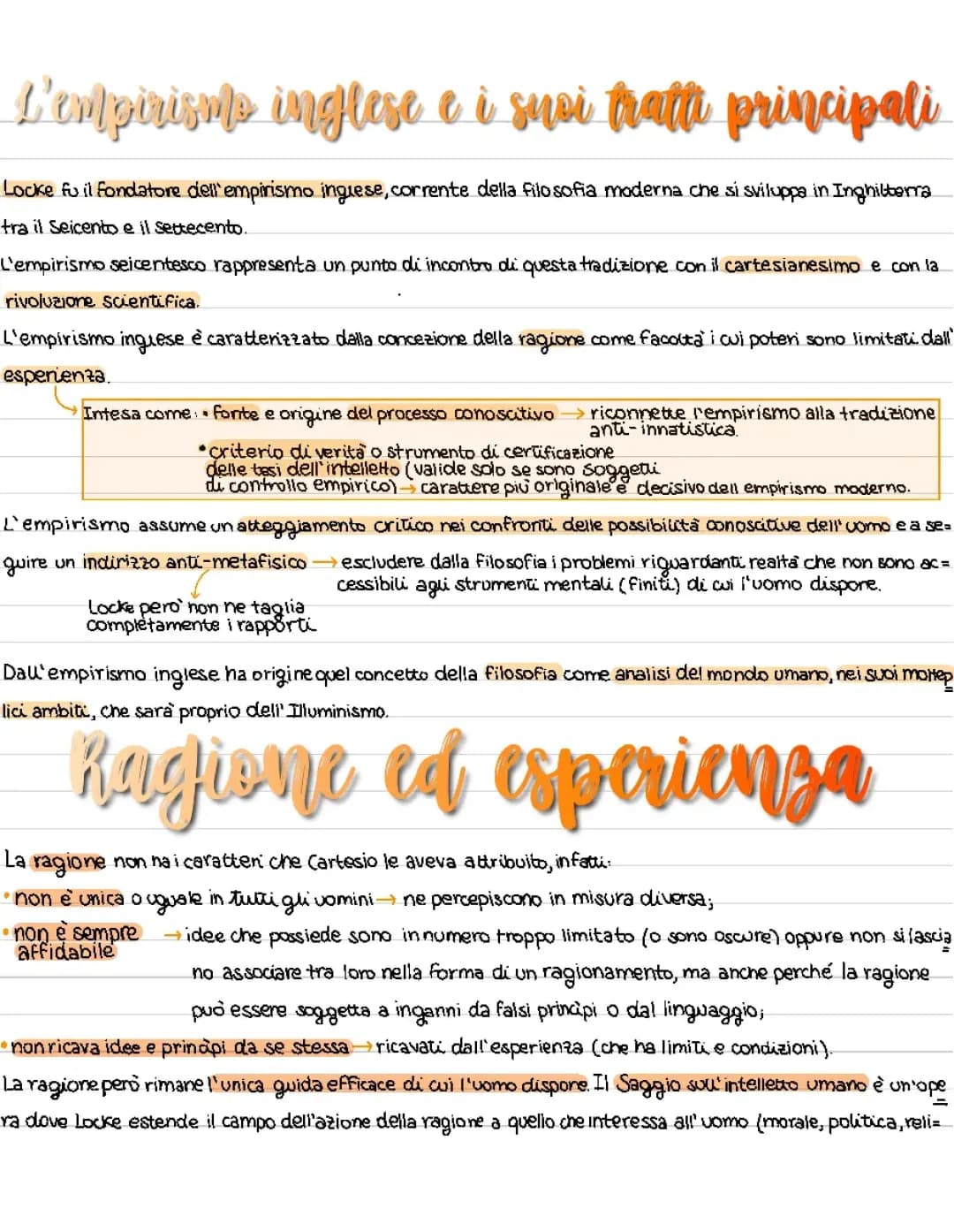 Scopri l'Empirismo Inglese: Locke, Hume e la Filosofia Semplice