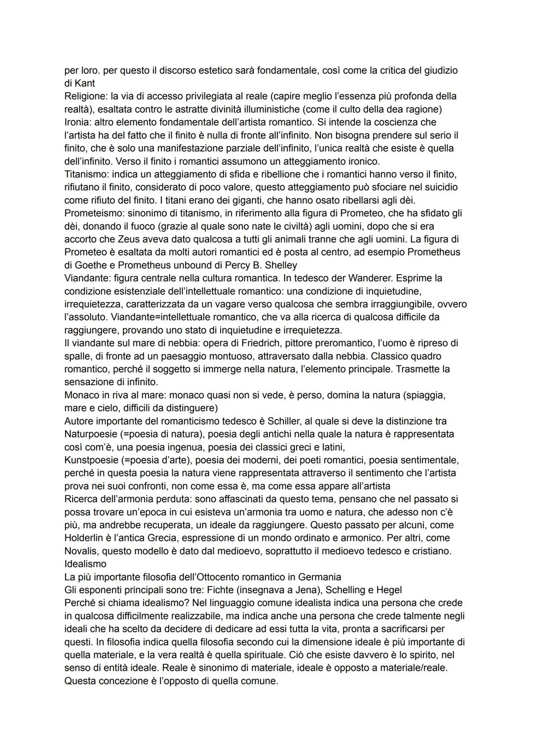 Idealismo
Filosofia del Romanticismo
Romanticismo filosofico
Nasce in Germania, anticipato da un movimento chiamato preromantico che si fa r