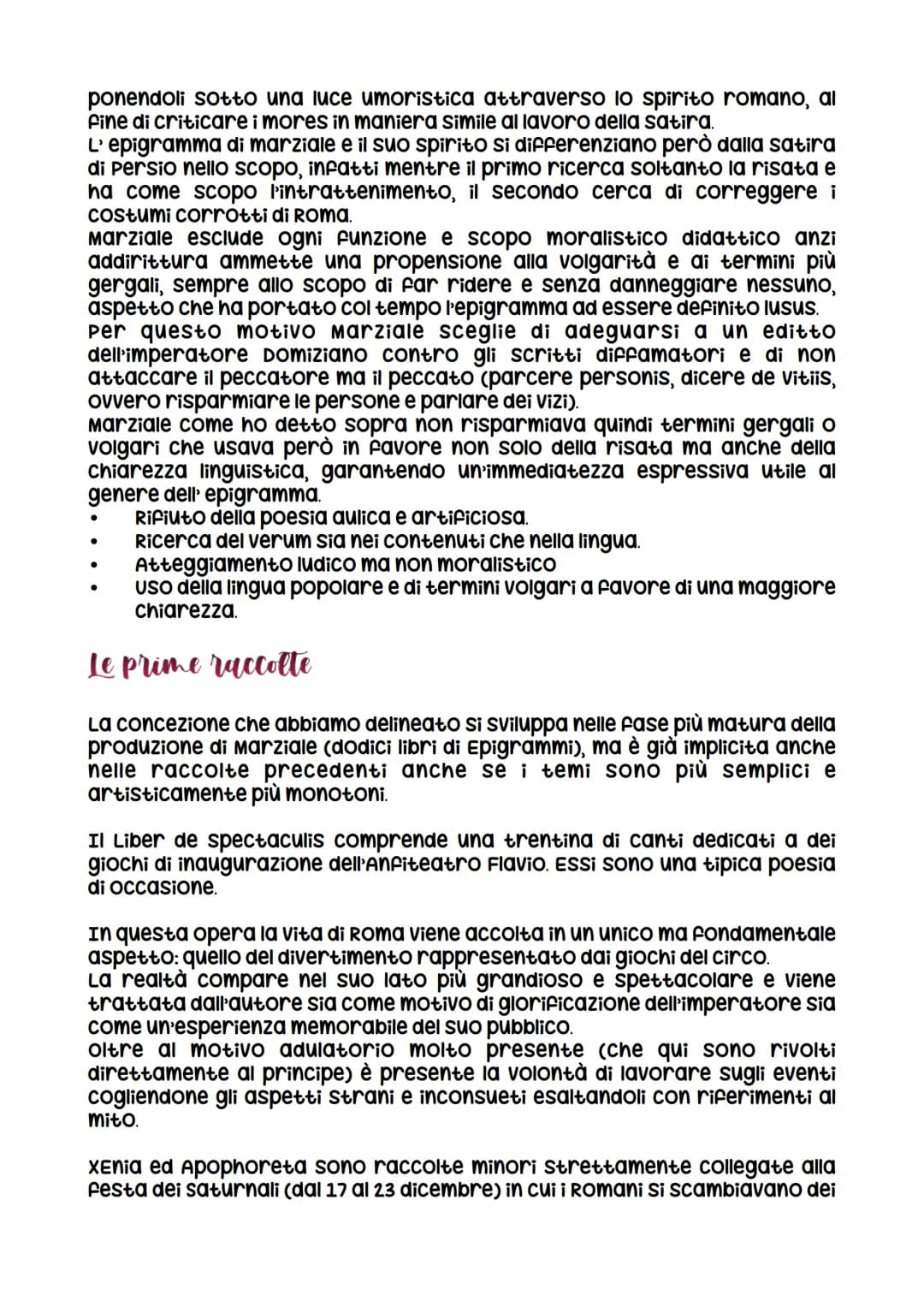 marziale
La biografia è ricavata per la maggior parte dalla sua opera.
Marco valerio Marziale nacque attorno al 40 a Bilbilis, nella spagna
