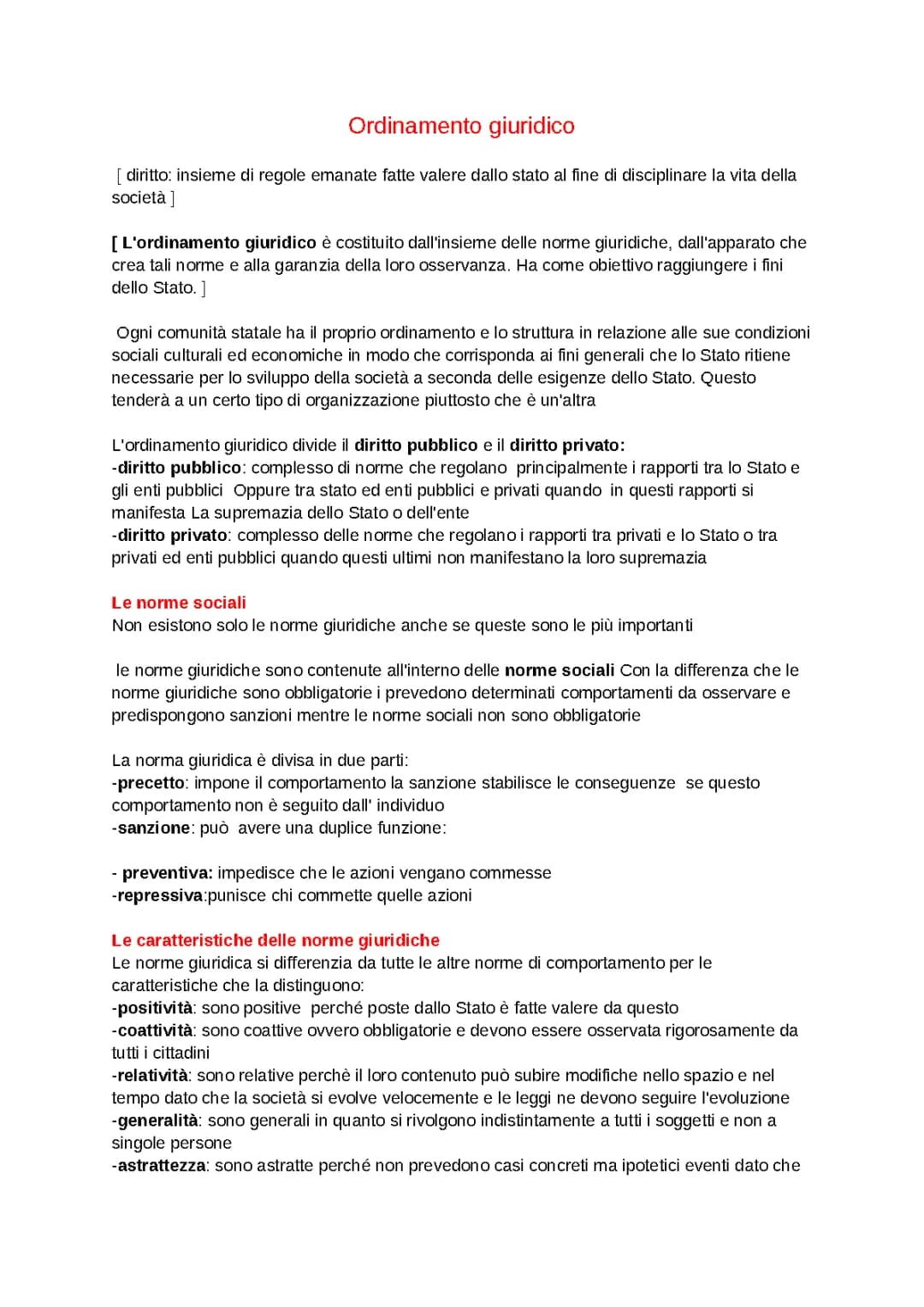 Spiegare l'Ordinamento Giuridico Italiano in modo Semplice