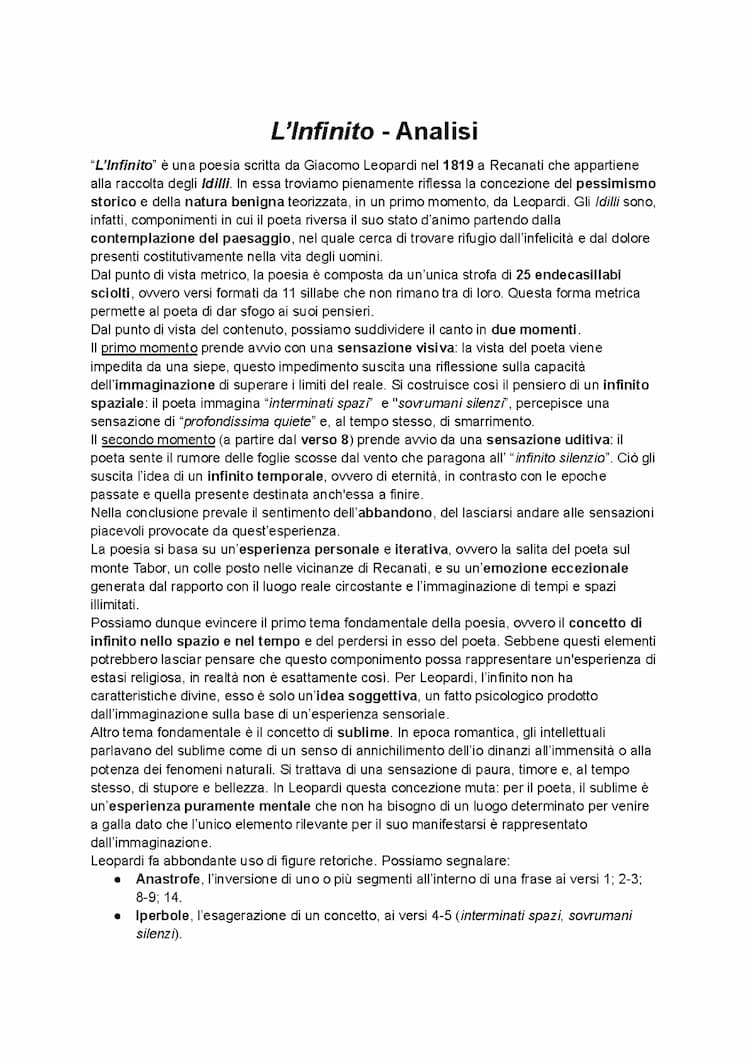 Know L’Infinito (Leopardi) thumbnail